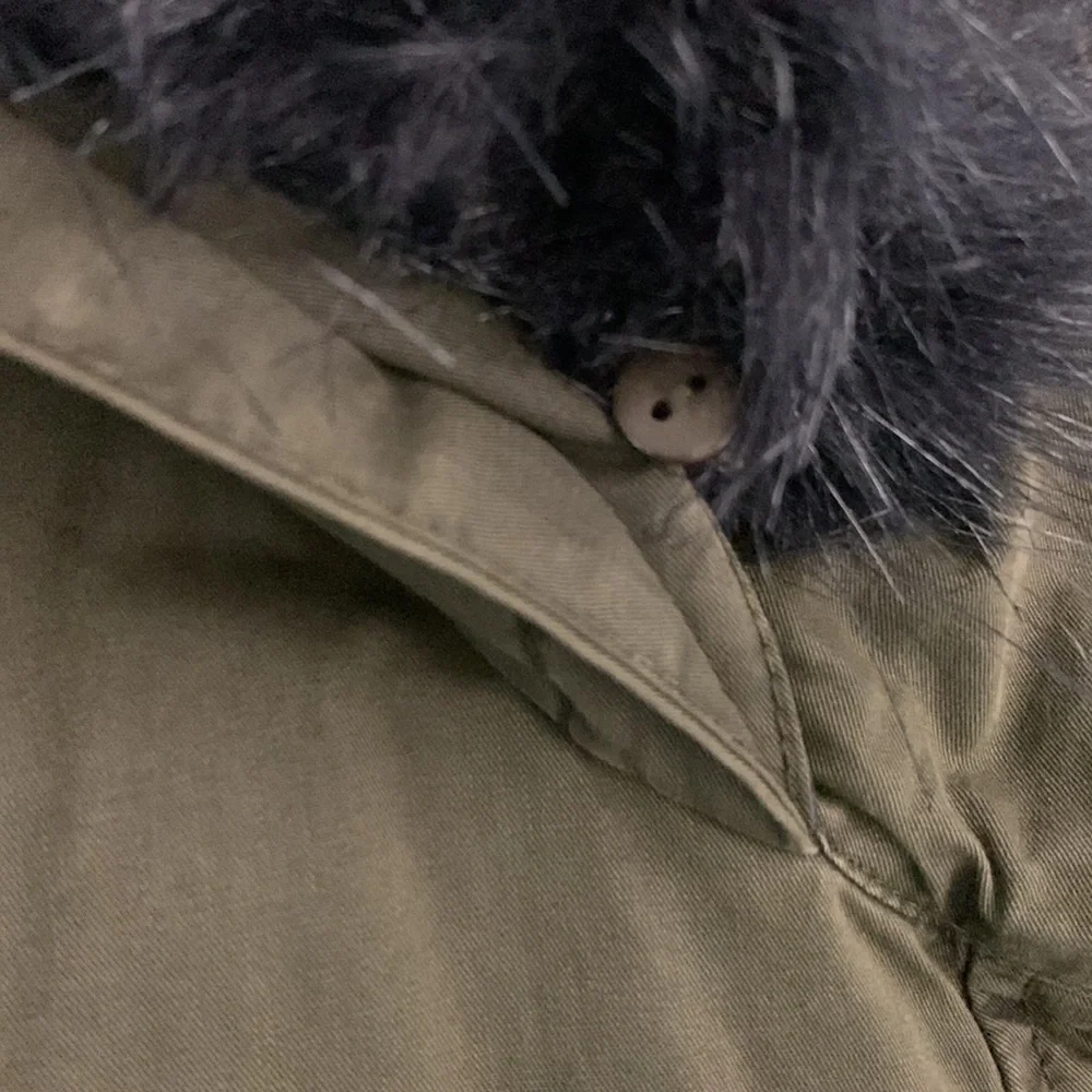 Anthropologie HEI HEI Richmond Hood Removable Faux Fur Anorak Jacket - Picture 8 of 8